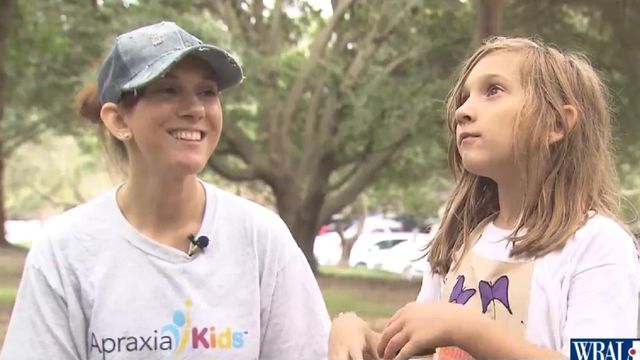 Parents, kids walk to raise awareness of apraxia