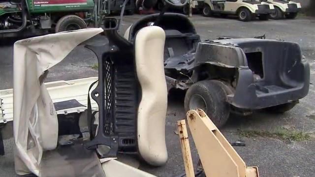 Golf cart hit-and-run