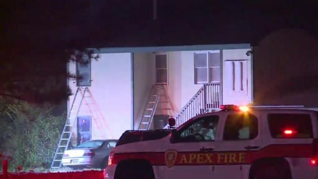 Crews investigating fire at Apex golf shop