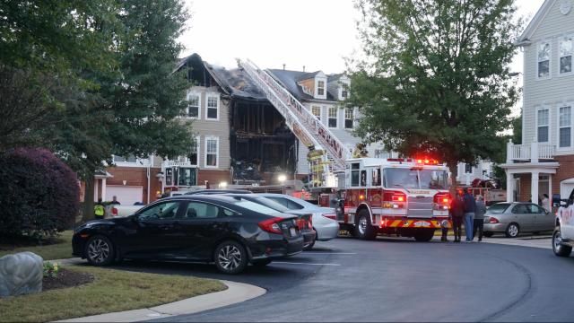 At least 4 displaced after fire at Raleigh townhouse complex