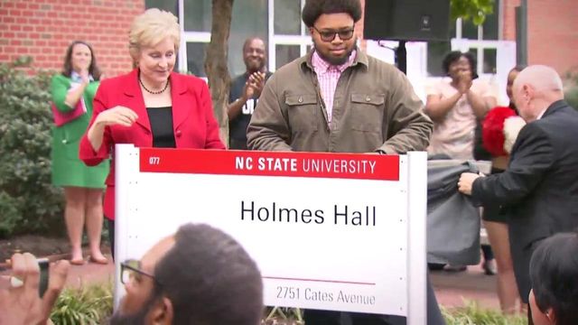 NC State names building for early black graduate