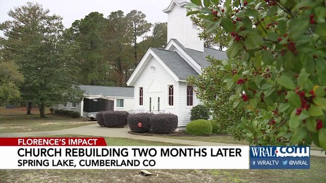 Donations help Spring Lake church rebuild after Hurricane Florence