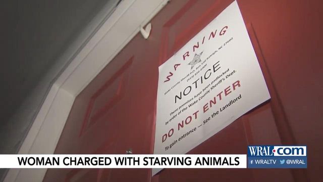 Cats, dogs, found starving, dead in Wake woman's apartment