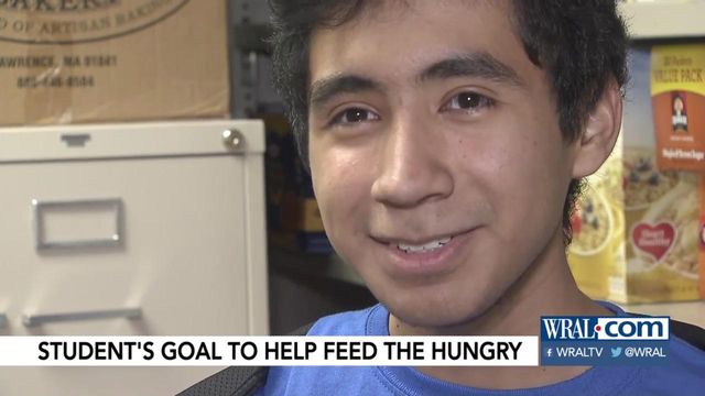Athens Drive student sacrifices to donate food for less fortunate