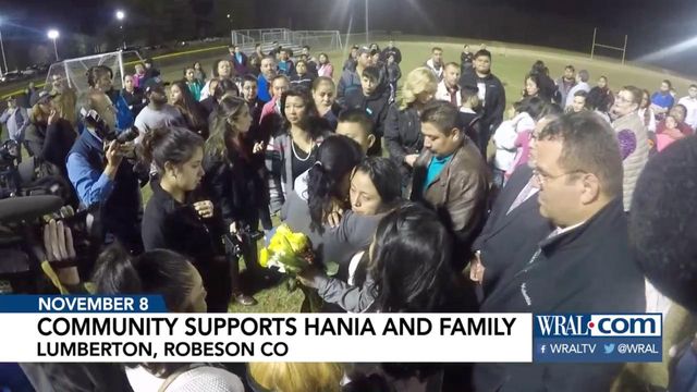 Community gathers to support Hania's friends, family