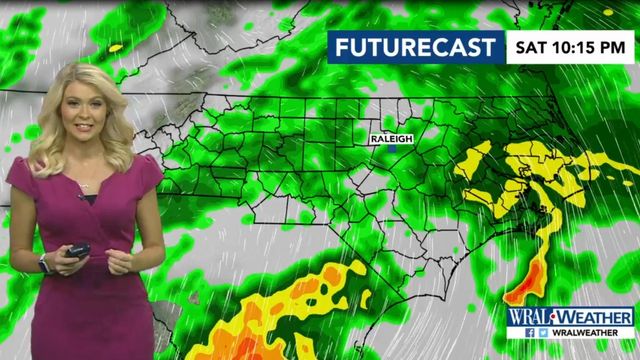 Thunderstorms possible Sunday before a dry Monday