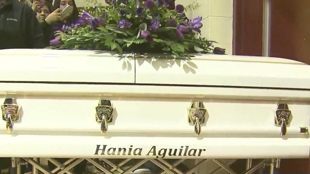 Community says final goodbye to Hania Aguilar