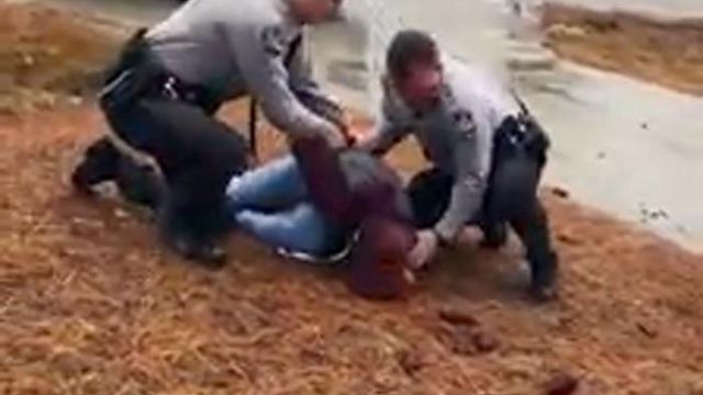 Cellphone video of Harnett deputies during arrest