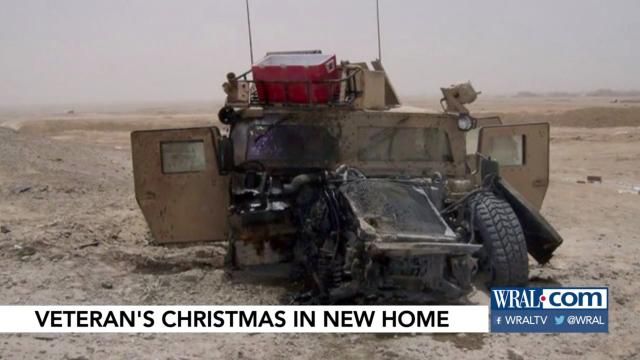 Humvee after IED