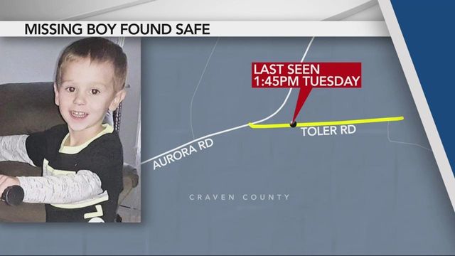 Family overjoyed after missing boy found safe