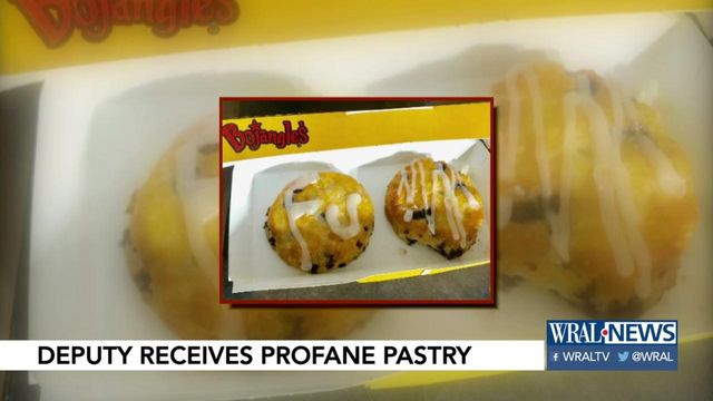Deputy receives profane pastry from Bojangles'