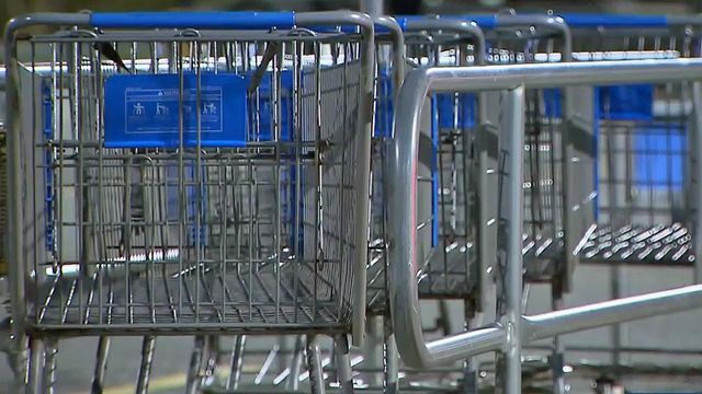 Police: Razor blades found on Walmart shopping carts