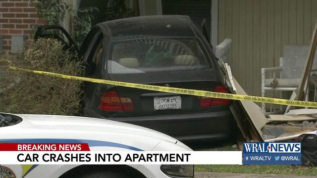 Tenant moved in days before car crashed into Garner apartment 