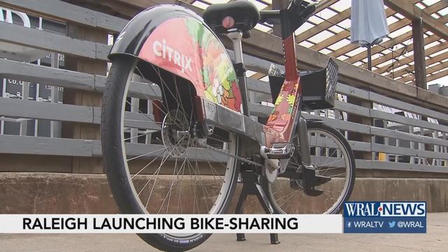 Citrix Cycle bike share launching in Raleigh