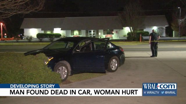 Man found dead in car, woman hurt in Garner shooting