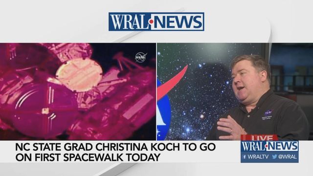 NC State grad's spacewalk is still happening, but it's no longer historic. Here's why.