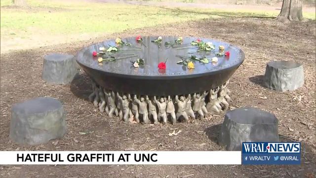 Vandalism at UNC uses student's name