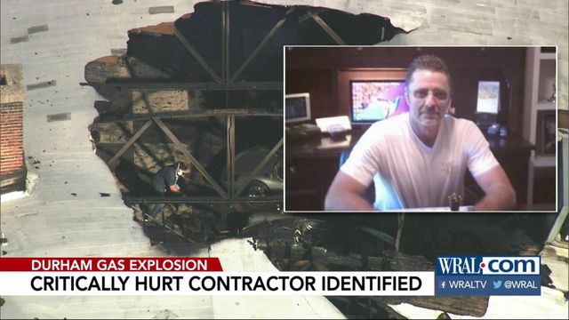 Contractor who was at scene of blast being treated at UNC Burn Center