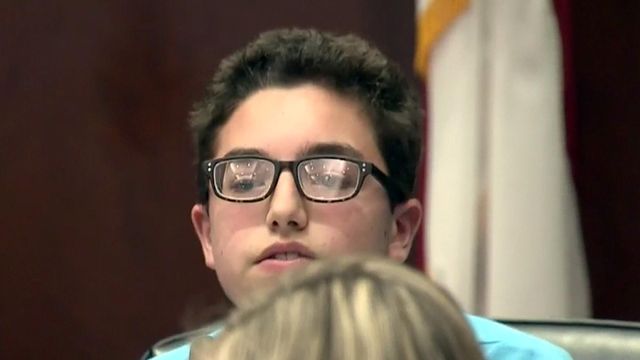 Son of murder victims speaks at killer's sentencing