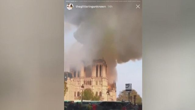 UNC graduate witnessed Notre Dame fire; Triangle residents emotionally affected by flames