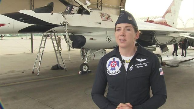 USAF Thunderbirds prepare for Goldsboro air show 