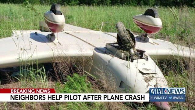 Fuquay woman helps pilot after crash