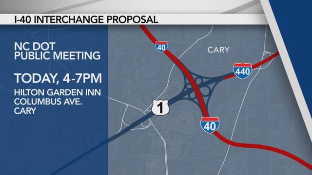 NC DOT calls for suggestions for I-40, I-440, US-1 interchange redesign