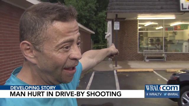 Laundromat owner sees window shot out