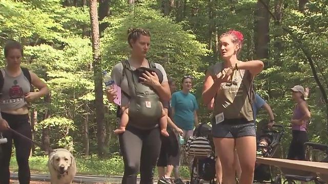 Umstead hike reminds new moms: You are not alone