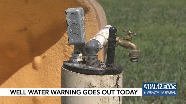 Well water warning issued for 19,000 Wake residents
