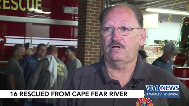 16 rescued from Cape Fear River near Erwin