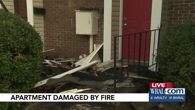 Roof caves in after Fayetteville townhouse fire