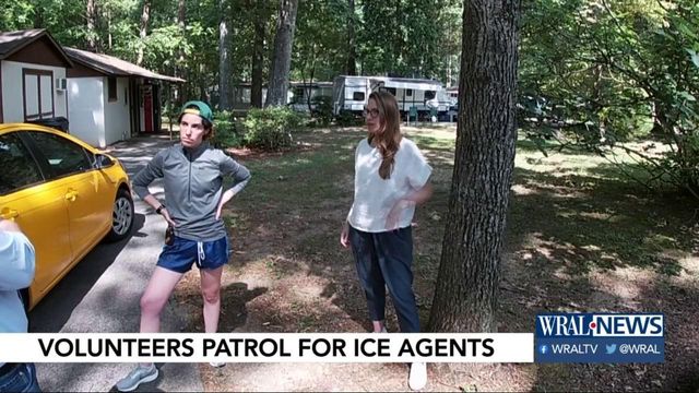 Volunteers patrolling Durham for ICE agents