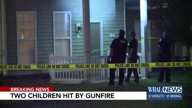 Kids hit by stray bullets while inside Durham home