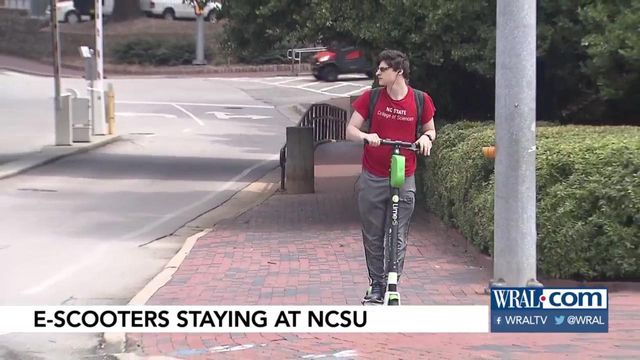 Why e-scooters will stay at NCSU
