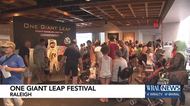 Apollo 11 moon landing celebrated in downtown Raleigh