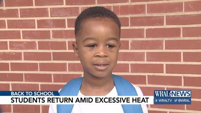 Thousands of year-round students return to school in heat wave