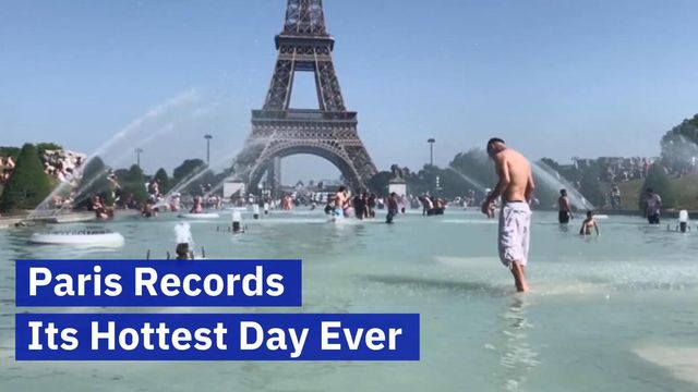 Paris records hottest day ever on Thursday