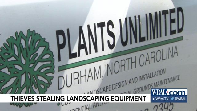 Equipment stolen from Durham landscaping company 