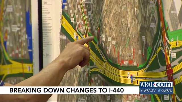 Residents get to ask questions, discuss major changes to I-440 at NCDOT meeting