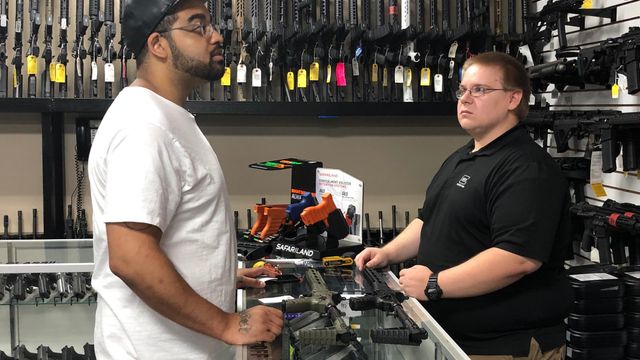 Fuquay gun shop owner sees increase in sales following weekend shootings
