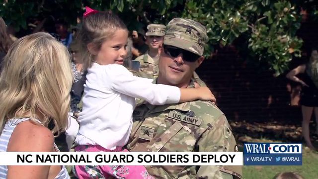 Soliders deployed to Kuwait