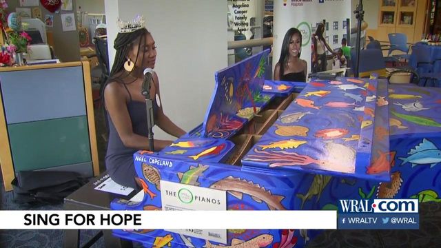 Miss America brings healing music to Duke Children's Hopsital