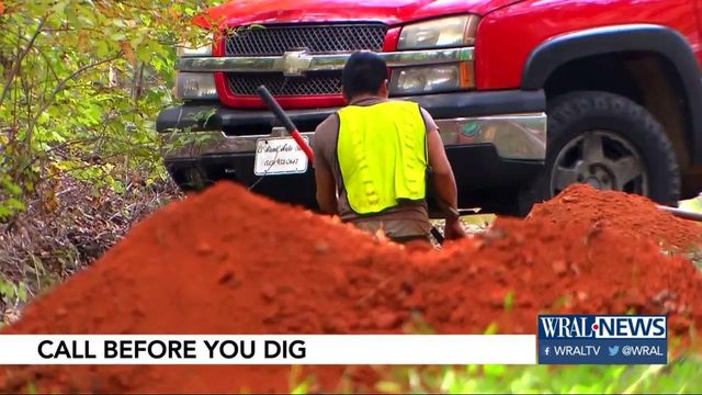 Call before you dig to prevent potential problems