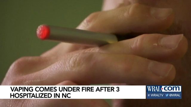 Three hospitalized in North Carolina after vaping