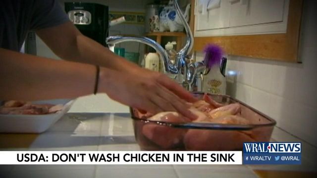 Officials: Don't wash chicken in sink