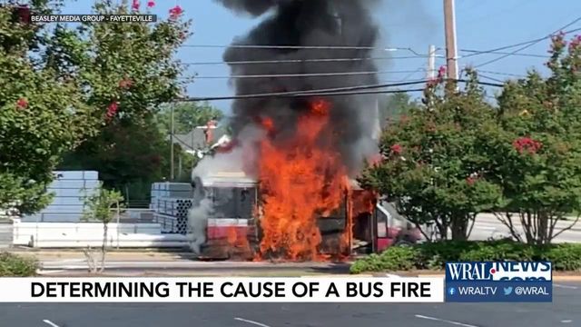 Company looking into hybrid bus fire in Fayetteville