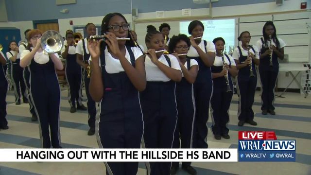 Hillside High School Band prepares for football season