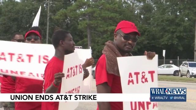 AT&T workers back at work after union ends four-day strike