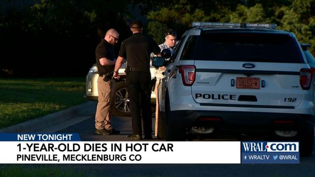 1-year-old dies in hot vehicle in Mecklenburg County